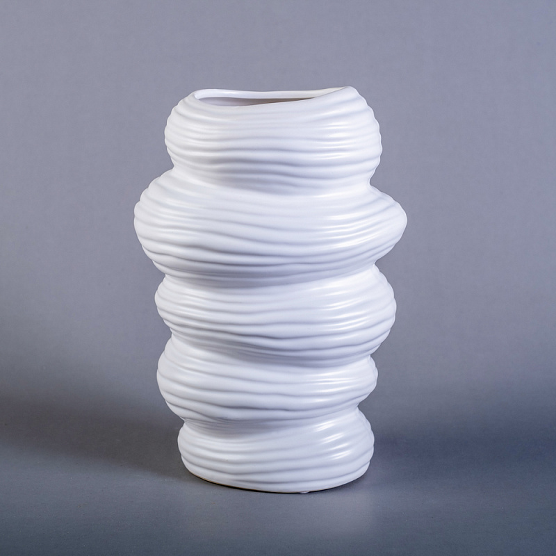 Ваза Сияние белая